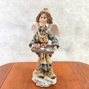 Boyd Bear Ms Mercy The Guardian Angel of Nurses Figurine Statue 1996 Vtg FLAWED